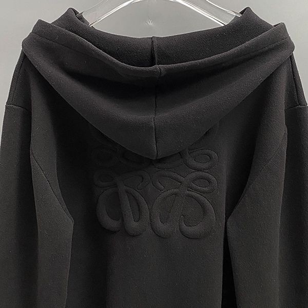 目を惹く逸品！ロエベ ジップ フーディ 偽物 アナグラム ロゴ low69632